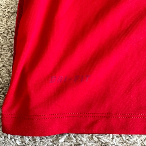 Nike Pro Combat Dri Fit Red Shirt - Picture 6 of 8